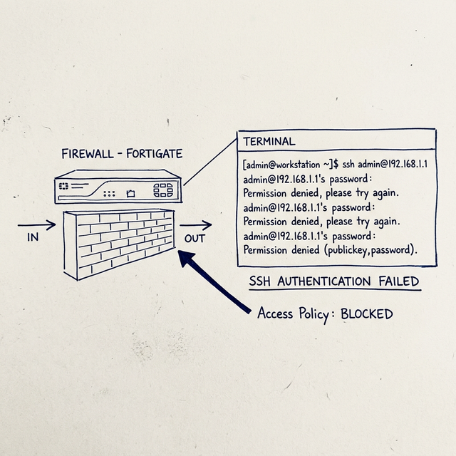 FortiGate アップグレード後に SSH 公開鍵認証が失敗する原因と対処法